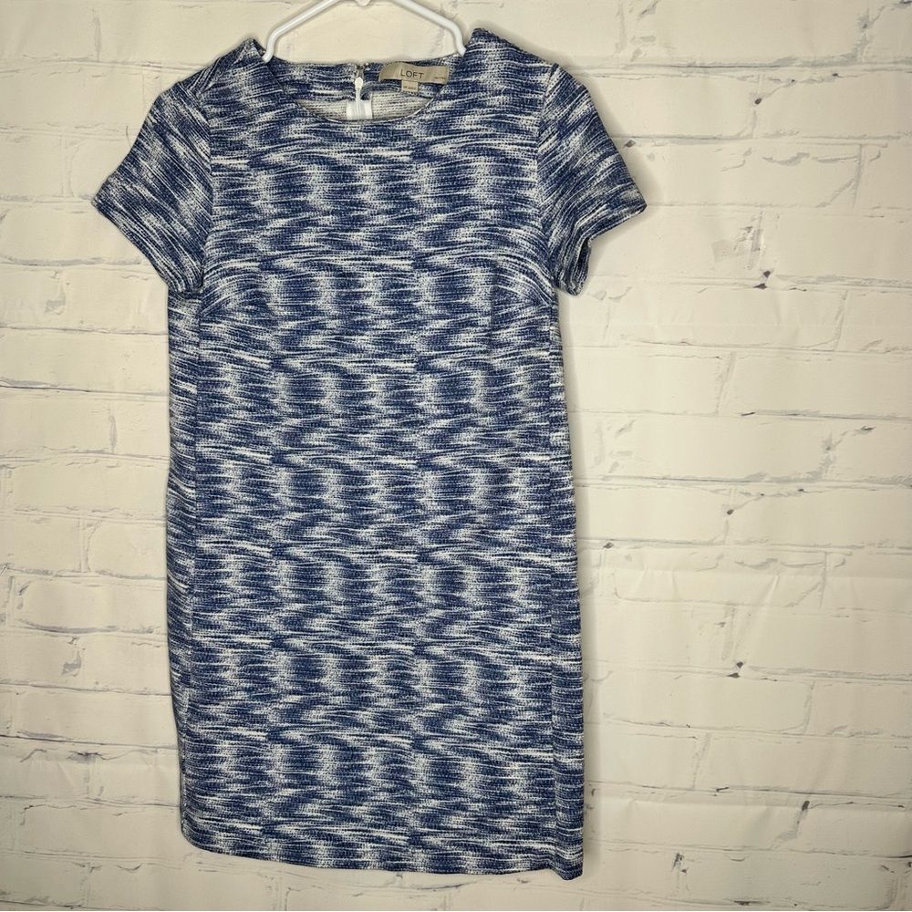 Loft size 0 petite blue dress‎